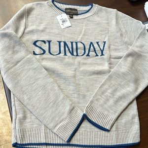 Sunday Sweater, NWT size Large. Light weight